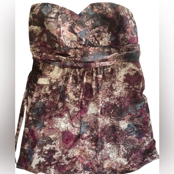 torrid Dresses & Skirts - Torrid Strapless Floral Dress Size 22